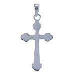 Zilveren Kruis glad ketting hanger, Sieraden, Tassen en Uiterlijk, Kettinghangers, Verzenden, Nieuw