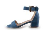Manfield Sandalen in maat 38 Blauw, Sandalen of Muiltjes, Zo goed als nieuw, Manfield, Verzenden