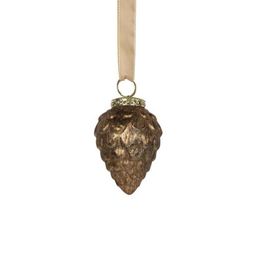 decoratie dennenappel antiek bruin 8cm, Huis en Inrichting, Woonaccessoires | Overige, Verzenden