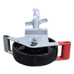 Zwenkwiel nylon 200 mm op stalen spindel 800 KG, Verzenden, Nieuw