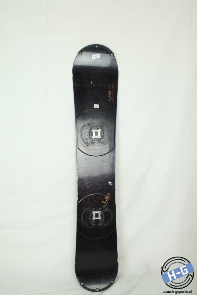 Refurbished - Snowboard - Libtech darkseries - 158, Sport en Fitness, Snowboarden, Board, Gebruikt, Ophalen of Verzenden