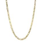 Gouden valkenoog collier 52 cm 14 karaat, Verzenden, Zo goed als nieuw, Goud, Goud