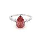 Ring - 18 karaat Witgoud - 2.25ct. tw. Roze Diamant (Fancy, Nieuw