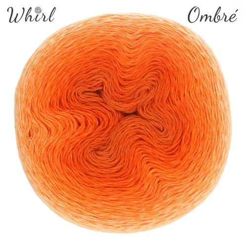 Scheepjes Whirl Ombré - 554 Tangerine Tambourine - Getwijn, Hobby en Vrije tijd, Breien en Haken, Ophalen of Verzenden