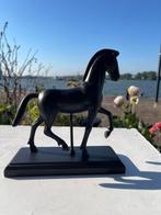 Beeld, Greek Horse - 21 cm - Zwart kleurhars, Antiek en Kunst