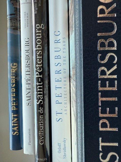 See Below - Lot with 5 books on St. Petersburg - 1996-2014, Antiek en Kunst, Antiek | Boeken en Bijbels