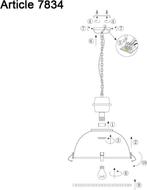 2dekans | Hanglamp Steinhauer Bikkel - Zwart, Ophalen of Verzenden, Zo goed als nieuw