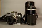 Nikon FE + Zoom 75-150 + Series E 2.8/28mm Analoge camera, Audio, Tv en Foto, Fotocamera's Analoog, Nieuw