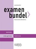 Examenbundel vmbo gtmavo Nederlands 20192020 9789006691061, Zo goed als nieuw, Verzenden