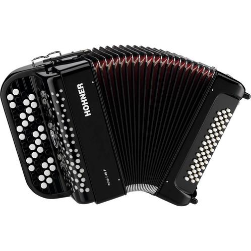 (B-Stock) Hohner Nova I 49F Zwart, C-Griff accordeon, Muziek en Instrumenten, Accordeons, Verzenden