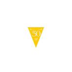 Gouden vlaggenlijn 50e jubileum - 50 jaar getrouwd, Ophalen of Verzenden, Nieuw