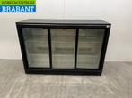Barkoeling Backbar koeling 3 schuifdeuren 133,5 cm 230V, Zakelijke goederen, Horeca | Keukenapparatuur, Ophalen of Verzenden, Gebruikt