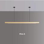 Houten LED Hanglamp – Lineair Design voor Keukenen Woonkamer, Huis en Inrichting, Verzenden, Nieuw