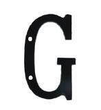Letter G Klein IJzer Zwart 75 mm, Ophalen of Verzenden, Nieuw