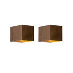Set van 2 smart wandlamp donkerbrons 8 cm incl. Wifi G9 -, Huis en Inrichting, Lampen | Wandlampen, Nieuw, Modern