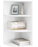 Witte Hoekplank met 4 Niveaus – Boeken en Decoratie, Huis en Inrichting, Kasten | Boekenkasten, Verzenden, Nieuw