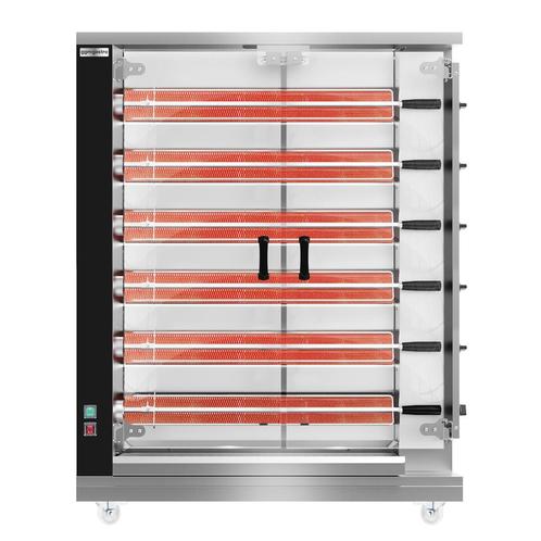 GGM Gastro | Gas kippengrill - 28,2kW - met 6 spiesen voor |, Zakelijke goederen, Horeca | Overige, Verzenden
