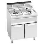GGM Gastro | Dubbele friteuse op gas - 15+15 liter - 25,4 kW, Verzenden