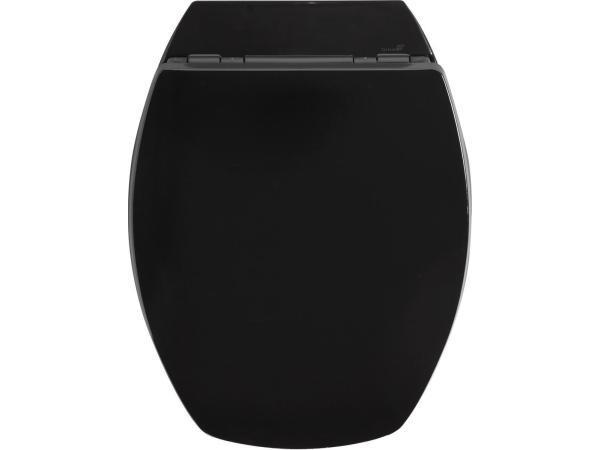 Veiling - Allibert wc-bril BACCARA² - geperst hout - afklik, Huis en Inrichting, Badkamer | Badkamermeubels