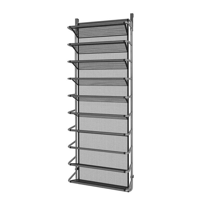 Schoenenrek Hangend - 10 Laags - Zwart / Zilver - Hangende, Huis en Inrichting, Kasten | Schoenenkasten, Nieuw, Verzenden