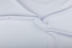 25 meter burlington stof wit op=op!!!, 200 cm of meer, Nieuw, Polyester, Ophalen of Verzenden