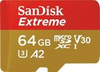 SanDisk Extreme MicroSDXC Class 10-64GB (Diversen) Gebruikt, Ophalen of Verzenden, Zo goed als nieuw