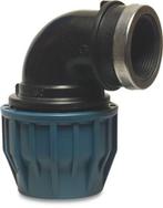 Pe draadknie 90°, klem x binnendraad-40 mm x ¾, Verzenden, Nieuw