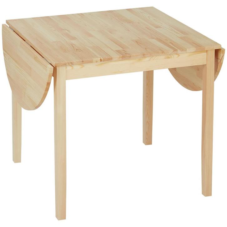 TRUUSK Opvouwbare Houten Eettafel - Drop-Leaf Design - Gesch, Huis en Inrichting, Kasten | Dressoirs, Nieuw, Verzenden