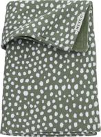 Meyco Baby Cheetah velvet ledikant deken - forest green -, Verzenden, Nieuw