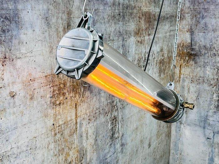Gangway light - Aluminium, Glas, Antiek en Kunst, Antiek | Wandborden en Tegels