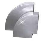 Aluminium instort bocht 90 graden 200x200 mm, Verzenden, Nieuw