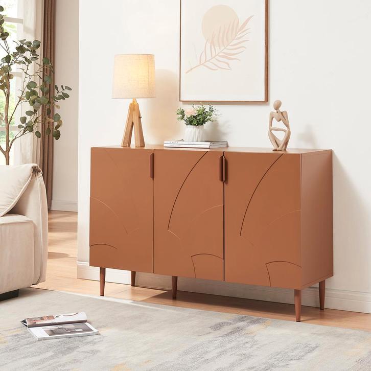 Commode Starvili dressoir 75x115x38 cm roestkleurig [en.casa, Huis en Inrichting, Kasten | Dressoirs, Verzenden