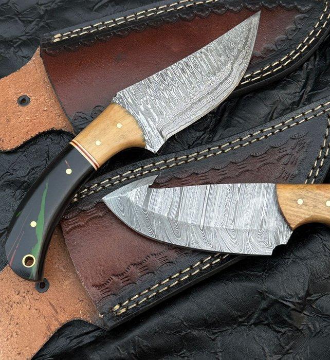 Keukenmes - Keukensmes - Tafelmes - Damascus Twiset-patroon, Antiek en Kunst, Antiek | Keukenbenodigdheden