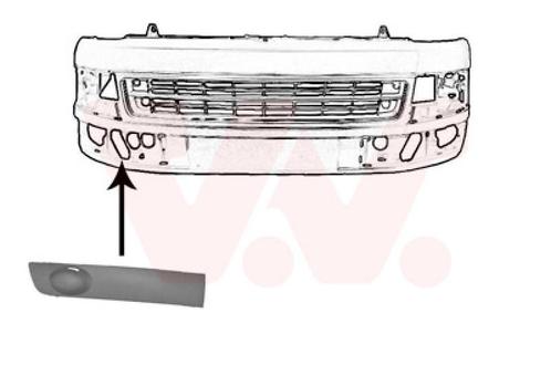 BUMPER GRILL VOOR VW TRANSPORTER T5 2003-2009 7E0807490, Auto-onderdelen, Carrosserie en Plaatwerk, Nieuw, Ophalen of Verzenden