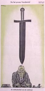 De rechtszekerheid van den ambtenaar op spotprent (Lithos), Verzenden