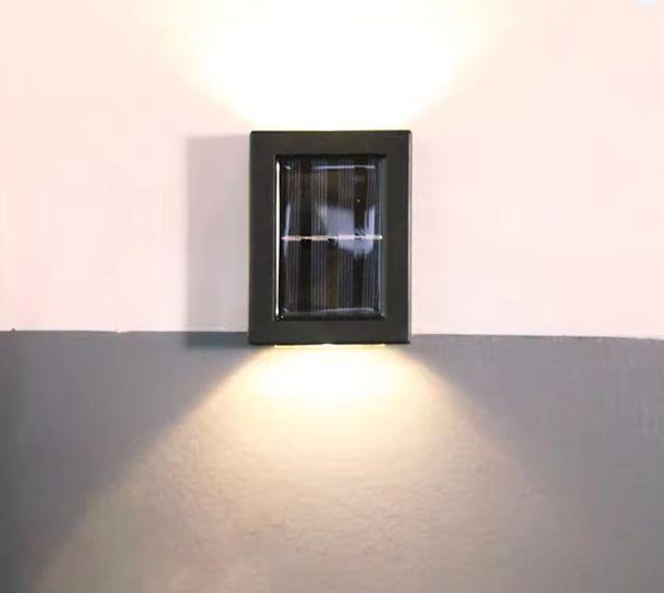 LED Solar Wandlamp Buiten &amp; Binnen – Waterdicht Up-Down, Tuin en Terras, Buitenverlichting, Nieuw, Verzenden