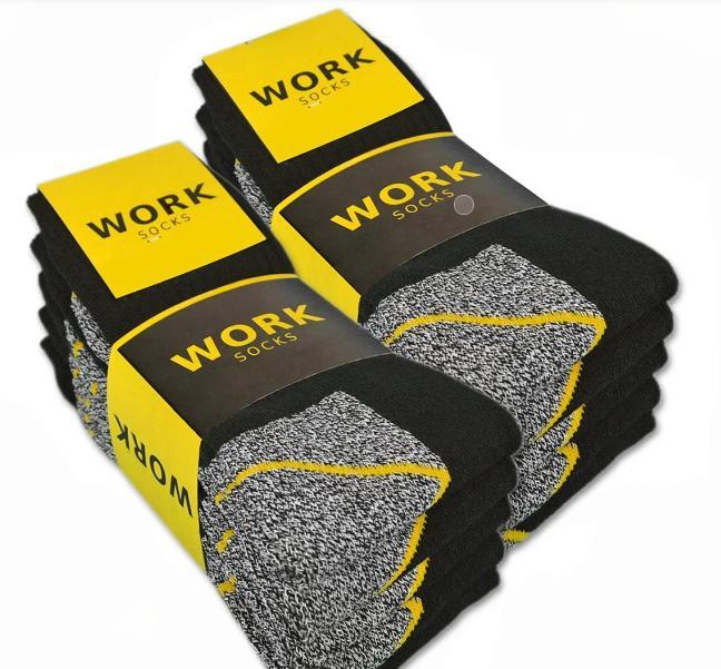 WORK Werksokken Grijs/Melange Maat: 43/46, Tuin en Terras, Werkkleding, Verzenden