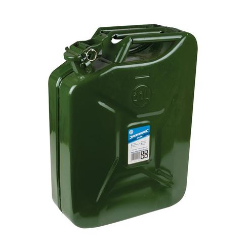 Silverline Metalen jerrycan - 20 liter - lekbestendig - d..., Auto diversen, Autogereedschap, Nieuw, Ophalen of Verzenden