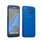 Galaxy S8 PLUS hoes - Ultra-Slim Siliconen Blauw Transparant, Telecommunicatie, Nieuw, Ophalen of Verzenden