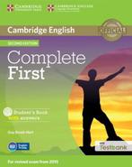 Complete First Students Book + Answers CD + Testbank, Boeken, Verzenden, Zo goed als nieuw, Guy Brook-Hart