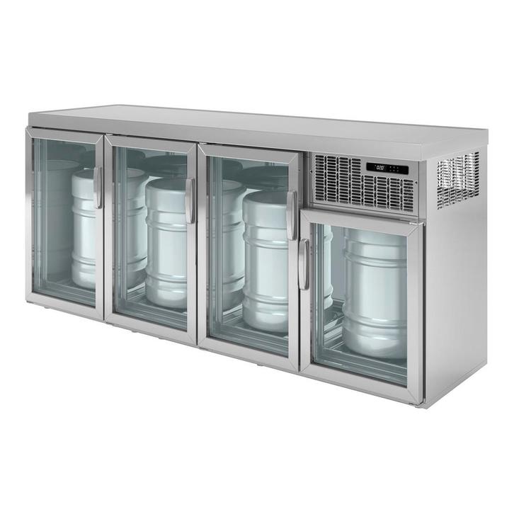 GGM Gastro | Vatenkoeler - 4x50 liter vaten - 2100x600mm - |, Zakelijke goederen, Horeca | Keukenapparatuur, Nieuw in verpakking