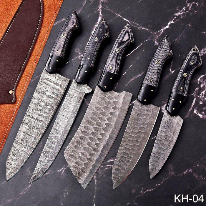 table set - Keukenmes - Staal - Noord Amerika, Antiek en Kunst, Antiek | Keukenbenodigdheden