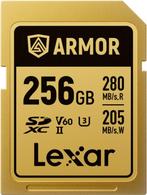 Lexar SDXC Pro Gold Series ARMOR UHS-II 256GB - Lezen, Verzenden, Nieuw