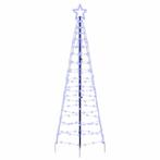 vidaXL LED Kerstboom met Grondspiesjes met 390 LED Blauw 250, Diversen, Kerst, Verzenden, Nieuw