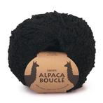 DROPS Alpaca Bouclé Uni Colour - 8903 zwart - Wol Garen, Ophalen of Verzenden, Nieuw