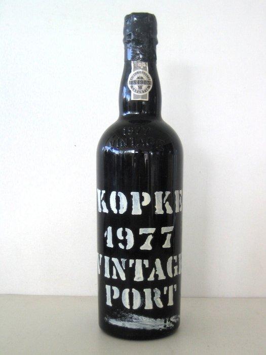 1977 Kopke - Vintage Port - Douro - 1 Fles (0,75 liter), Verzamelen, Wijnen