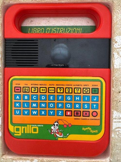 Texas Instruments - Speelgoed Grillo Parlante Speak & Spell, Antiek en Kunst, Antiek | Overige Antiek