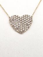 Ketting met hanger - 18 karaat Geel goud - 1.50ct. tw., Sieraden, Tassen en Uiterlijk, Antieke sieraden