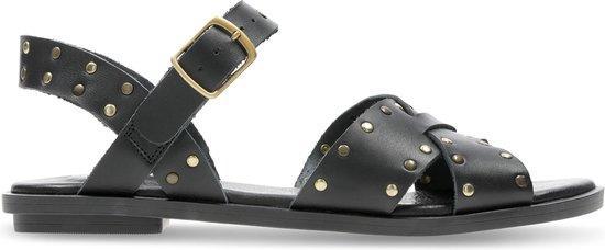 Clarks - 39,5 - Willow Gild Dames Sandalen - Black, Kleding | Dames, Schoenen, Verzenden