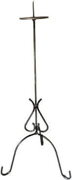 Metaalstaander luxe kandelaar zo van de smid 41x18 cm dikte, Ophalen of Verzenden, Nieuw